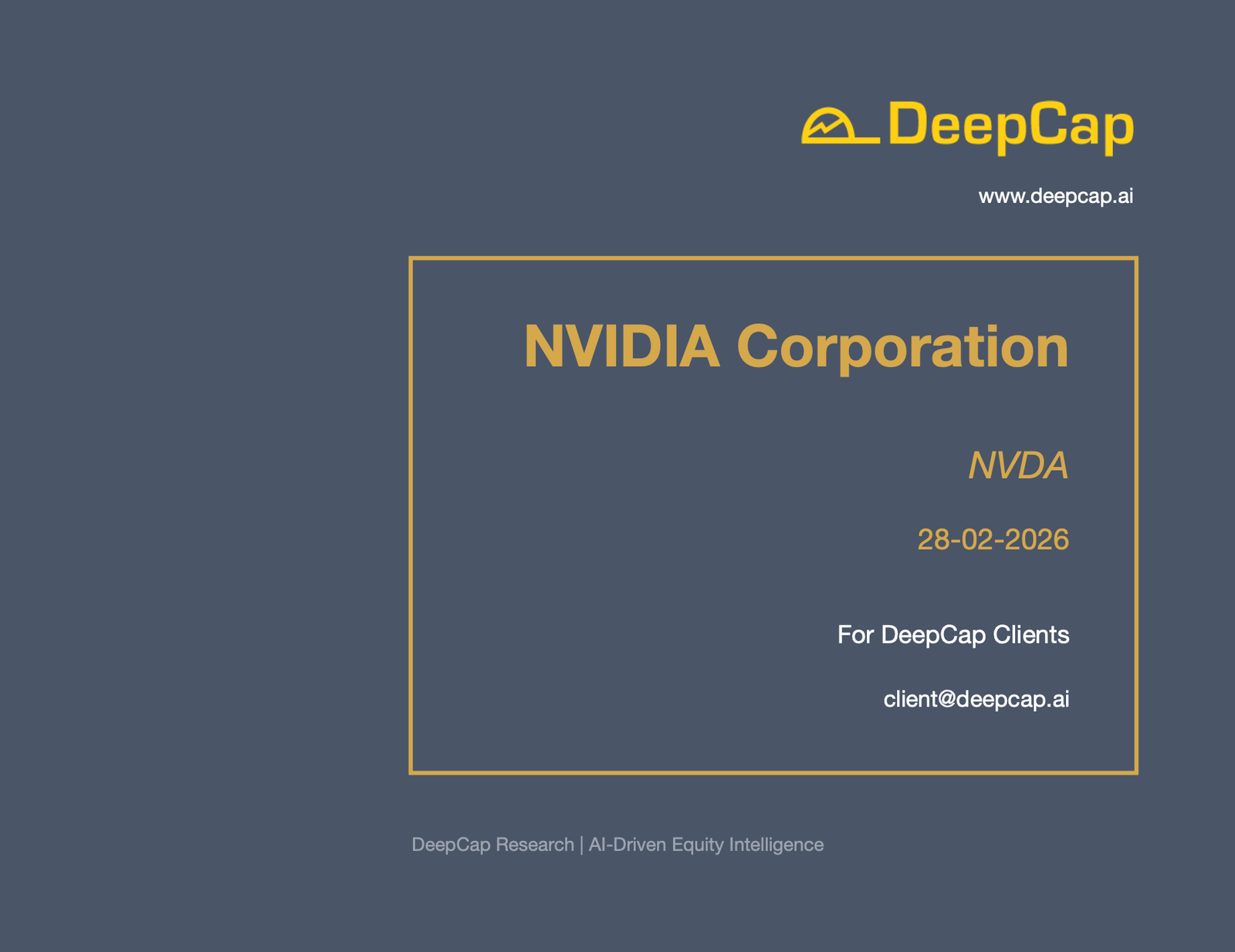 DeepCap Pro — Institutional-grade research report